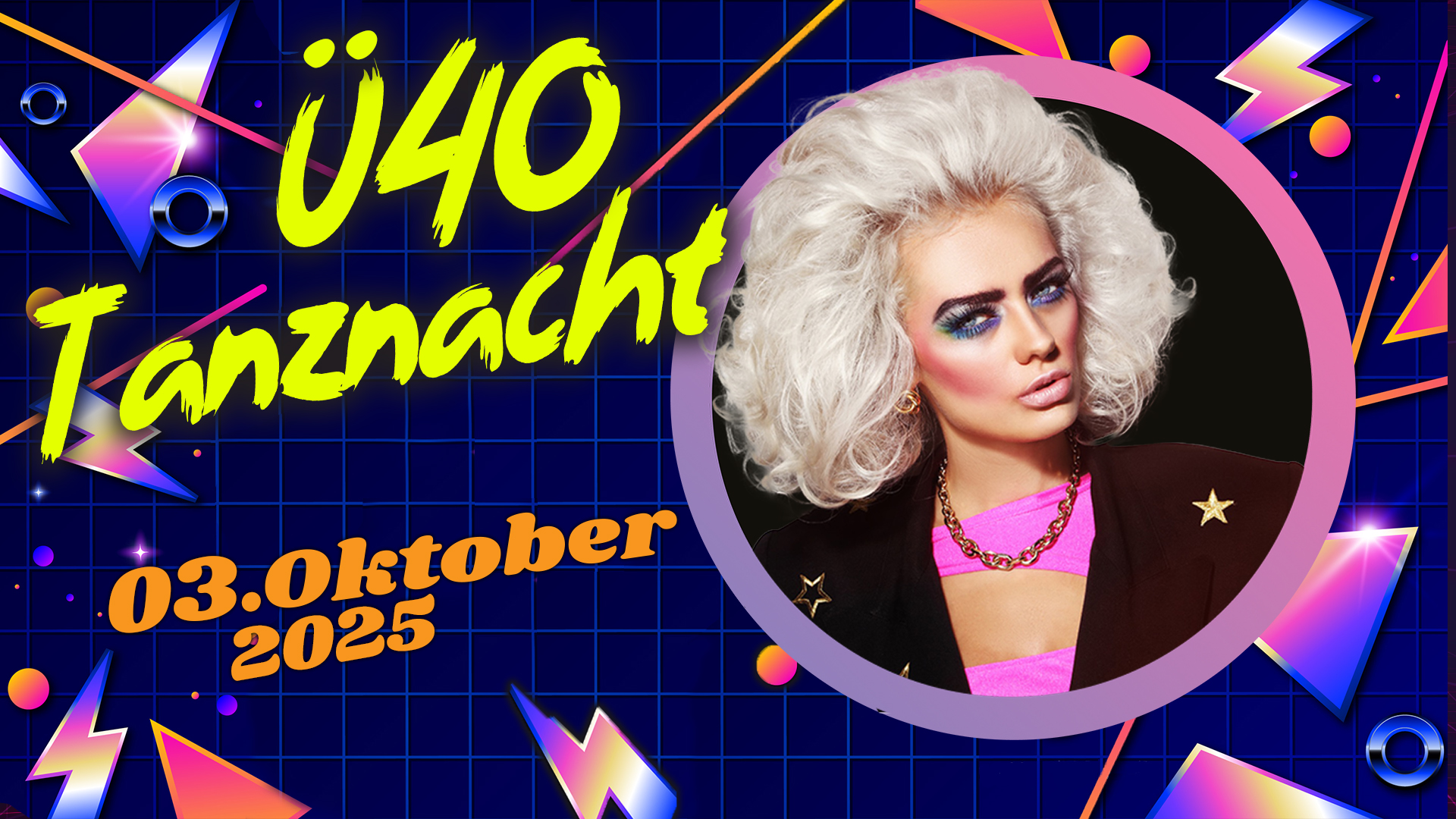 Ü𝟒𝟎 𝐓𝐚𝐧𝐳𝐧𝐚𝐜𝐡𝐭 der Diskosound der 80er, 70er & aktuelle Hits